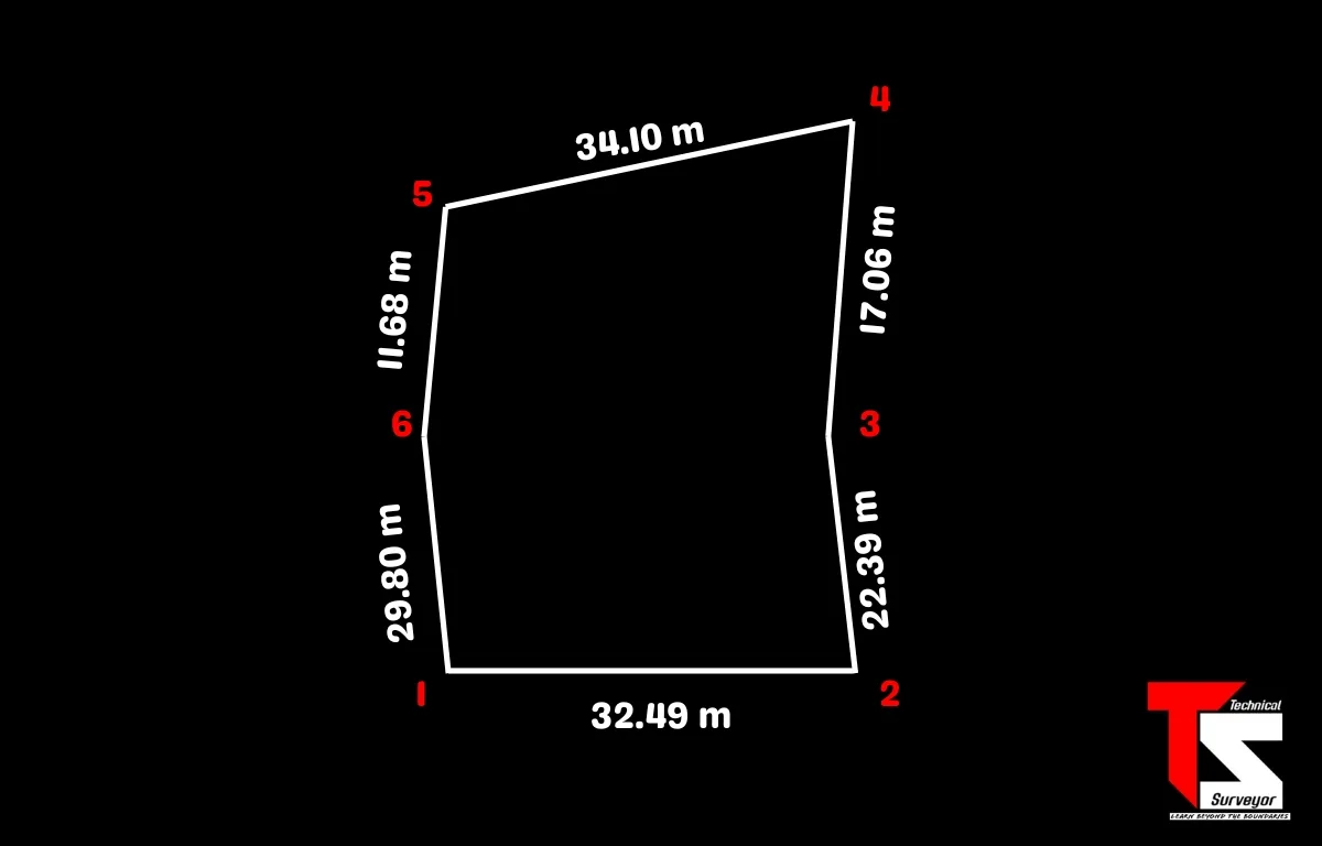 Land Area Calculation UTM Coordinates and NOS